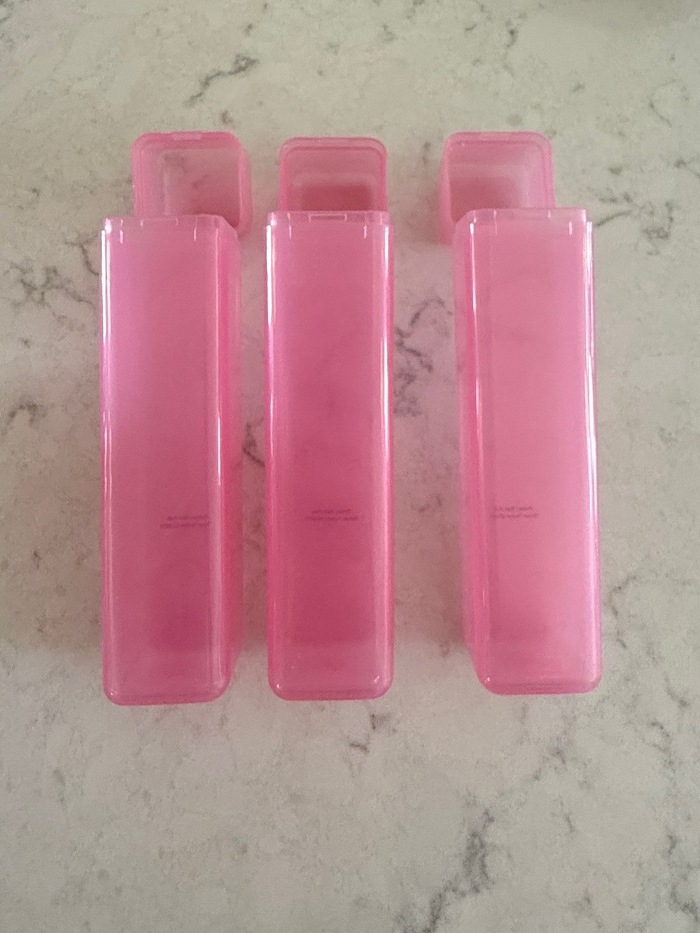 Pottery Barn Kids Travel or Lunchbox Utensil Case - Pink - Set of 3